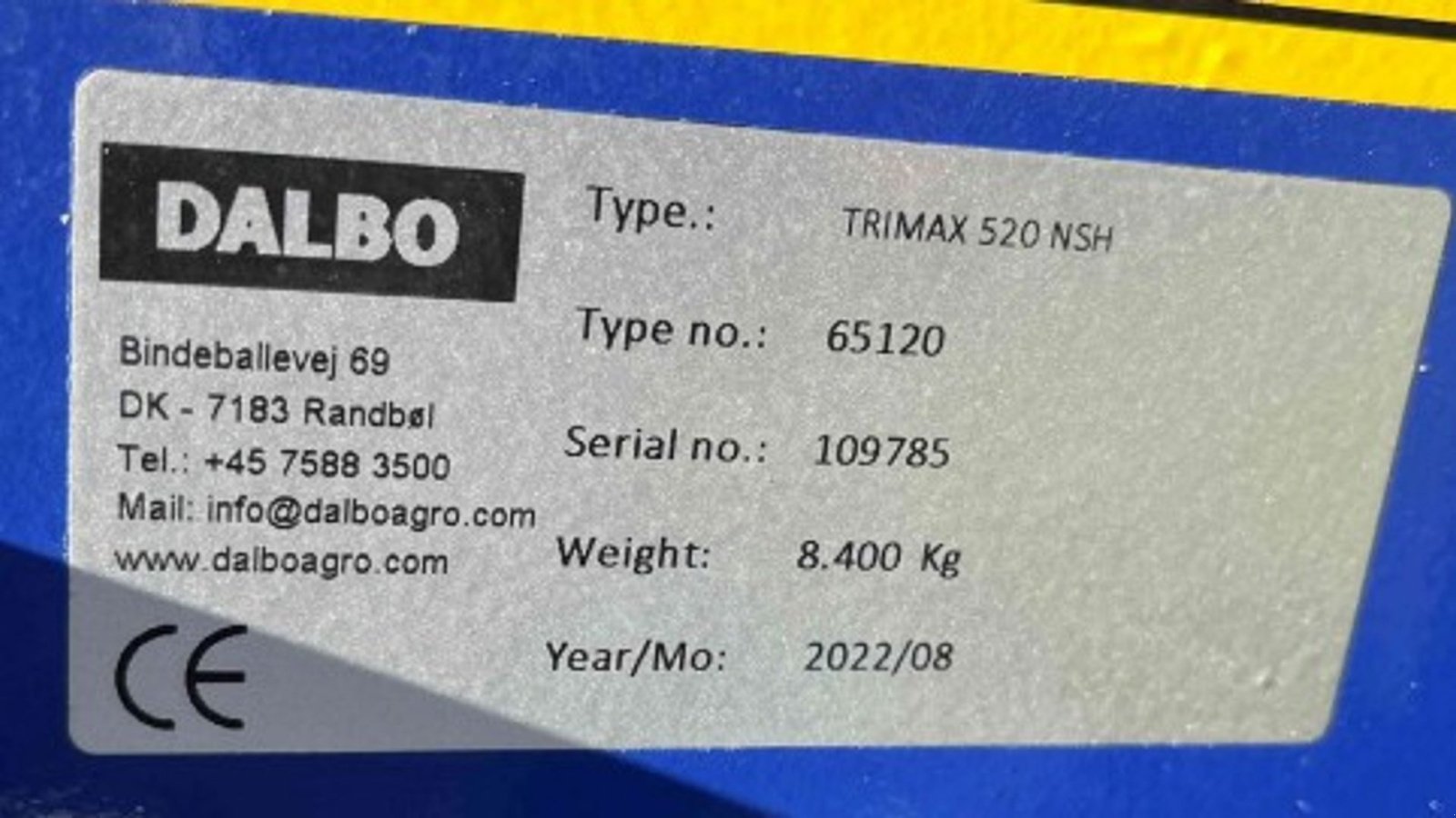 Zinkenrotor (Ackerbau) Türe ait Dalbo Trimax 520 NSH M. såmaskine, Gebrauchtmaschine içinde Horsens (resim 5)