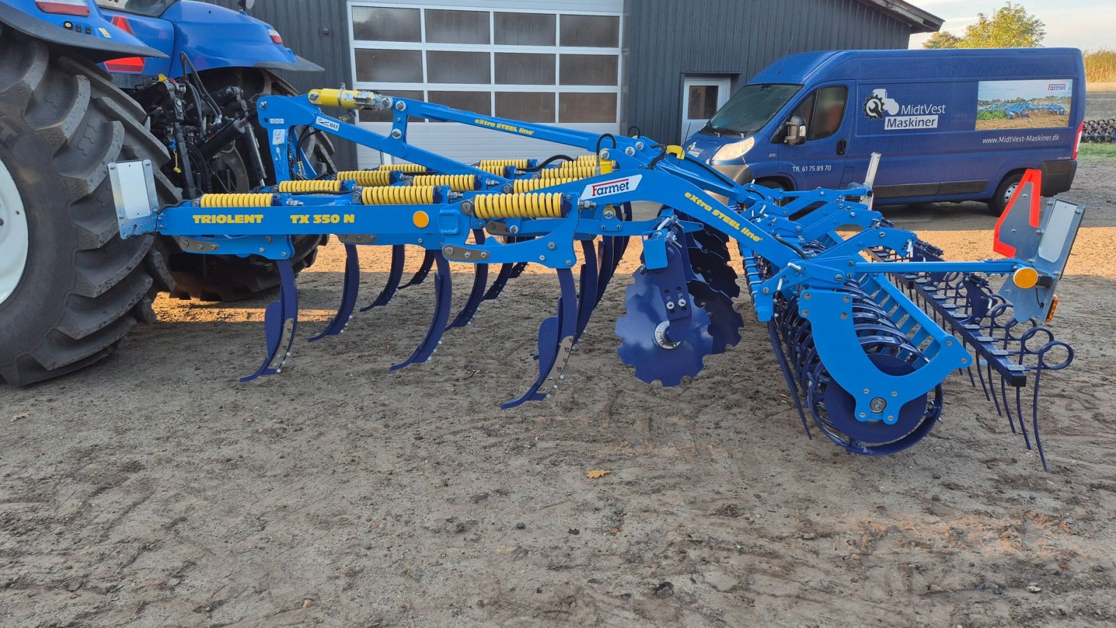 Zinkenrotor (Ackerbau) del tipo Farmet Triolent TX 350 N dybdeharve med alt i udstyr, Gebrauchtmaschine In Skjern (Immagine 2)