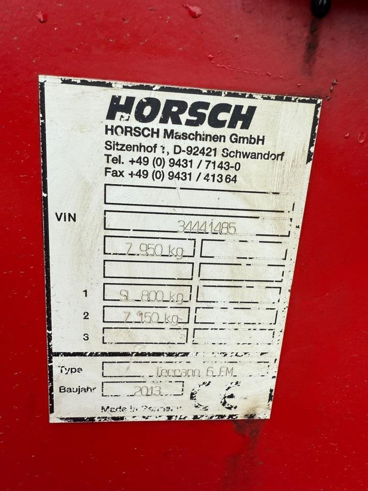 Zinkenrotor (Ackerbau) tip Horsch TERRANO 6FM, Gebrauchtmaschine in Trige (Poză 7)