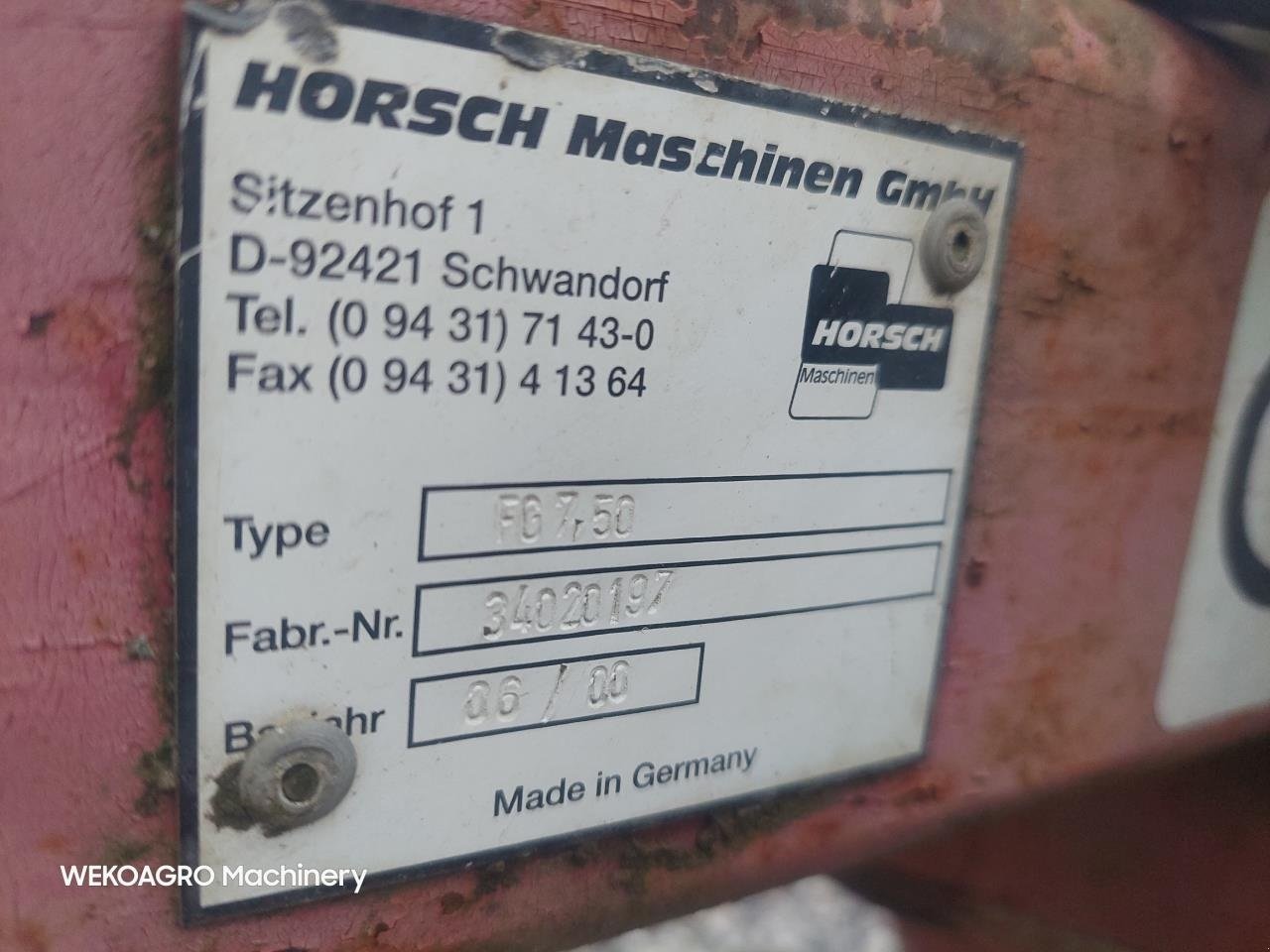 Zinkenrotor (Ackerbau) des Typs Horsch Terrano 7,5 FG, Gebrauchtmaschine in Hammel (Bild 16)