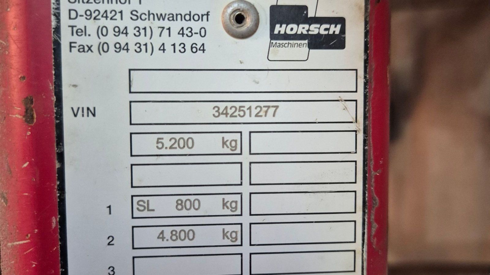 Zinkenrotor (Ackerbau) του τύπου Horsch Terrano 8 FG, Gebrauchtmaschine σε Skjern (Φωτογραφία 3)