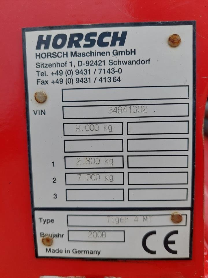Zinkenrotor (Ackerbau) tipa Horsch Tiger 4 MT, Gebrauchtmaschine u Hammel (Slika 16)