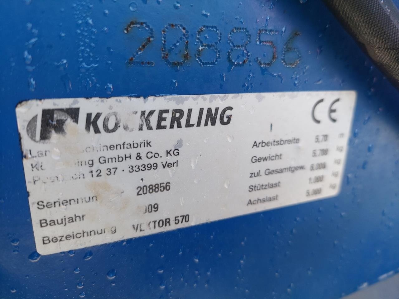 Zinkenrotor (Ackerbau) от тип Köckerling Vector 570/800, Gebrauchtmaschine в Hammel (Снимка 16)