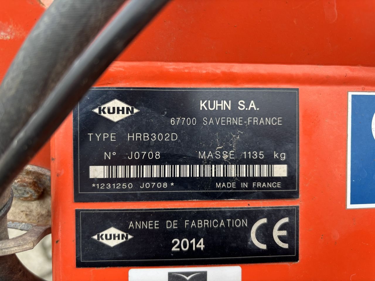 Zinkenrotor (Ackerbau) van het type Kuhn HRB 302D, Gebrauchtmaschine in Dalen (Foto 2)