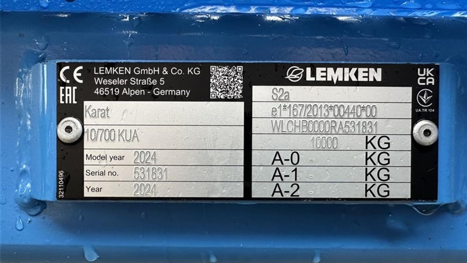 Zinkenrotor (Ackerbau) typu Lemken Karat 10/700 KUA, Gebrauchtmaschine v Gjerlev J. (Obrázek 16)