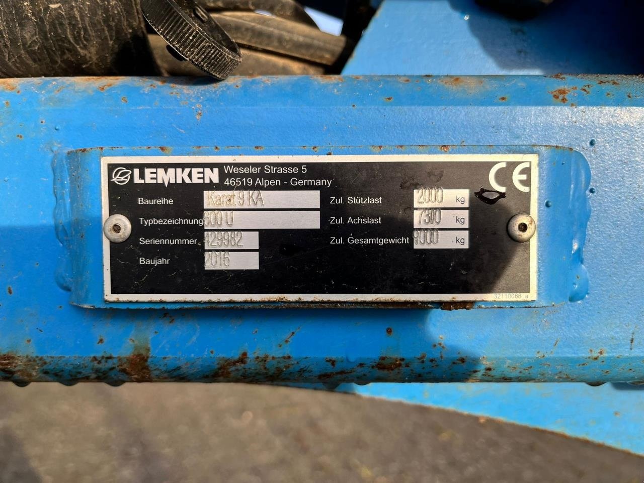 Zinkenrotor (Ackerbau) типа Lemken KARAT 9 KA 6 METER, Gebrauchtmaschine в Tim (Фотография 8)