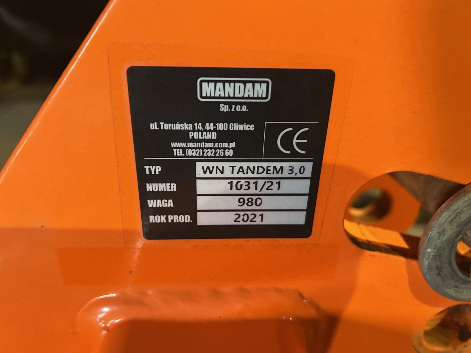 Zinkenrotor (Ackerbau) del tipo Mandam WN TANDEM 3,0, Gebrauchtmaschine en Thisted (Imagen 3)