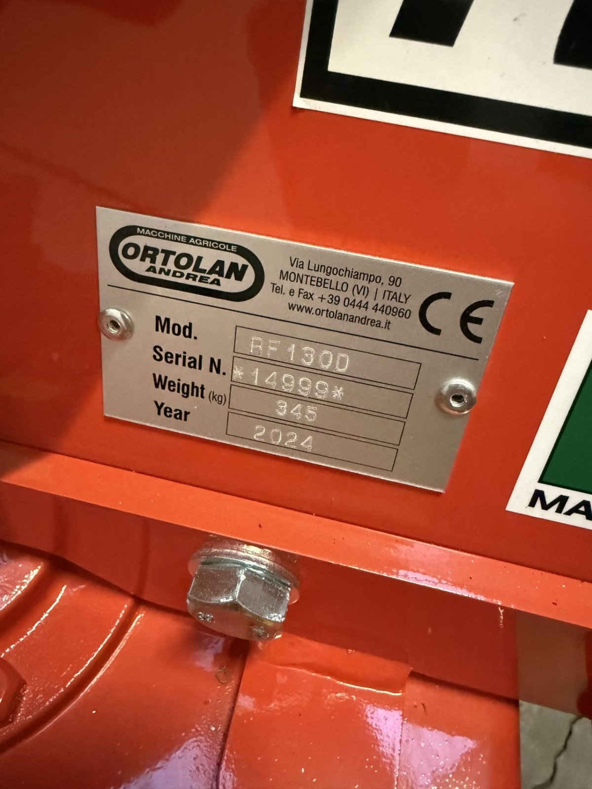 Zinkenrotor (Ackerbau) of the type Ortolan Rf130, Gebrauchtmaschine in Wadenoijen (Picture 4)