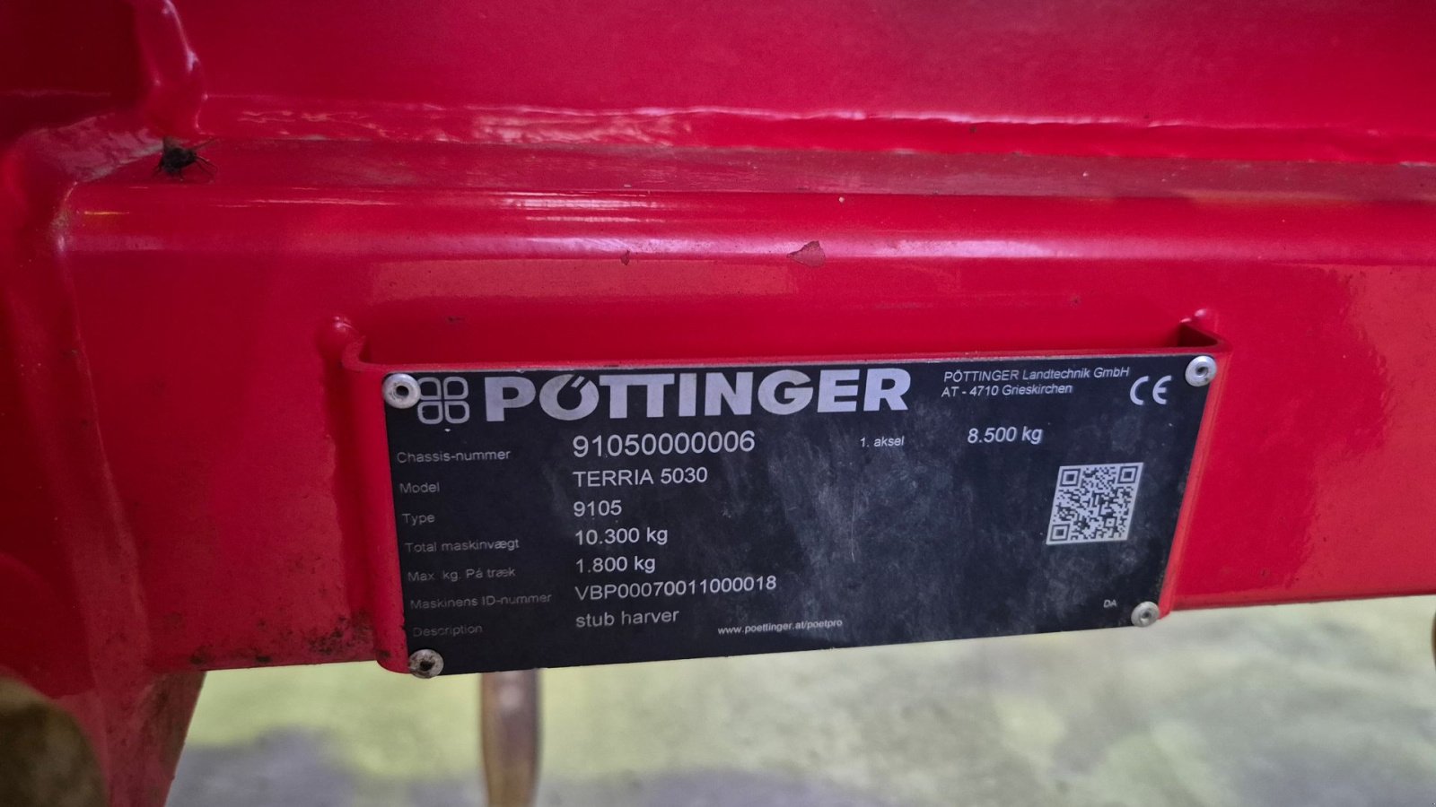 Zinkenrotor (Ackerbau) типа Pöttinger Terria 5030 Topudstyret, ikke kørt meget!, Gebrauchtmaschine в Skjern (Фотография 6)