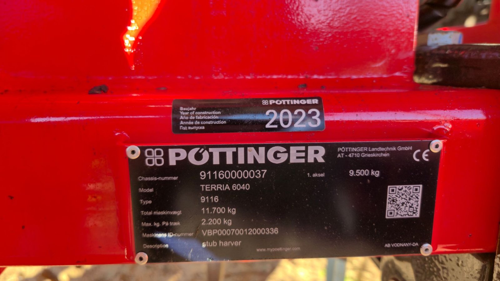 Zinkenrotor (Ackerbau) des Typs Pöttinger Terria 6040 med alt i udstyr, står som ny!, Gebrauchtmaschine in Skjern (Bild 6)