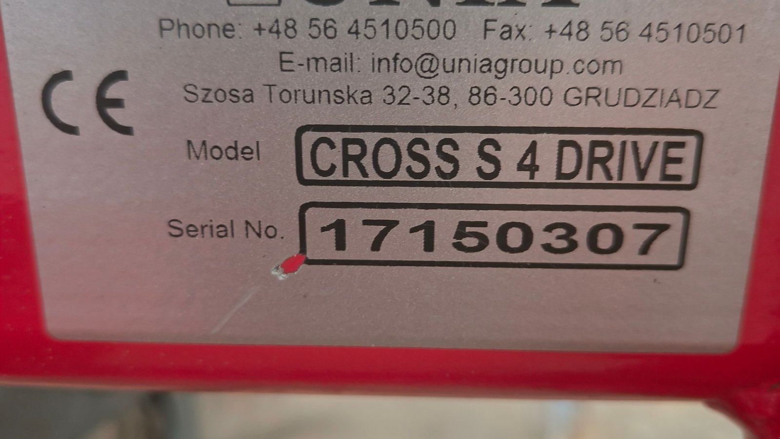 Zinkenrotor (Ackerbau) от тип Unia Cross Drive 4 m, Gebrauchtmaschine в Hadsund (Снимка 5)