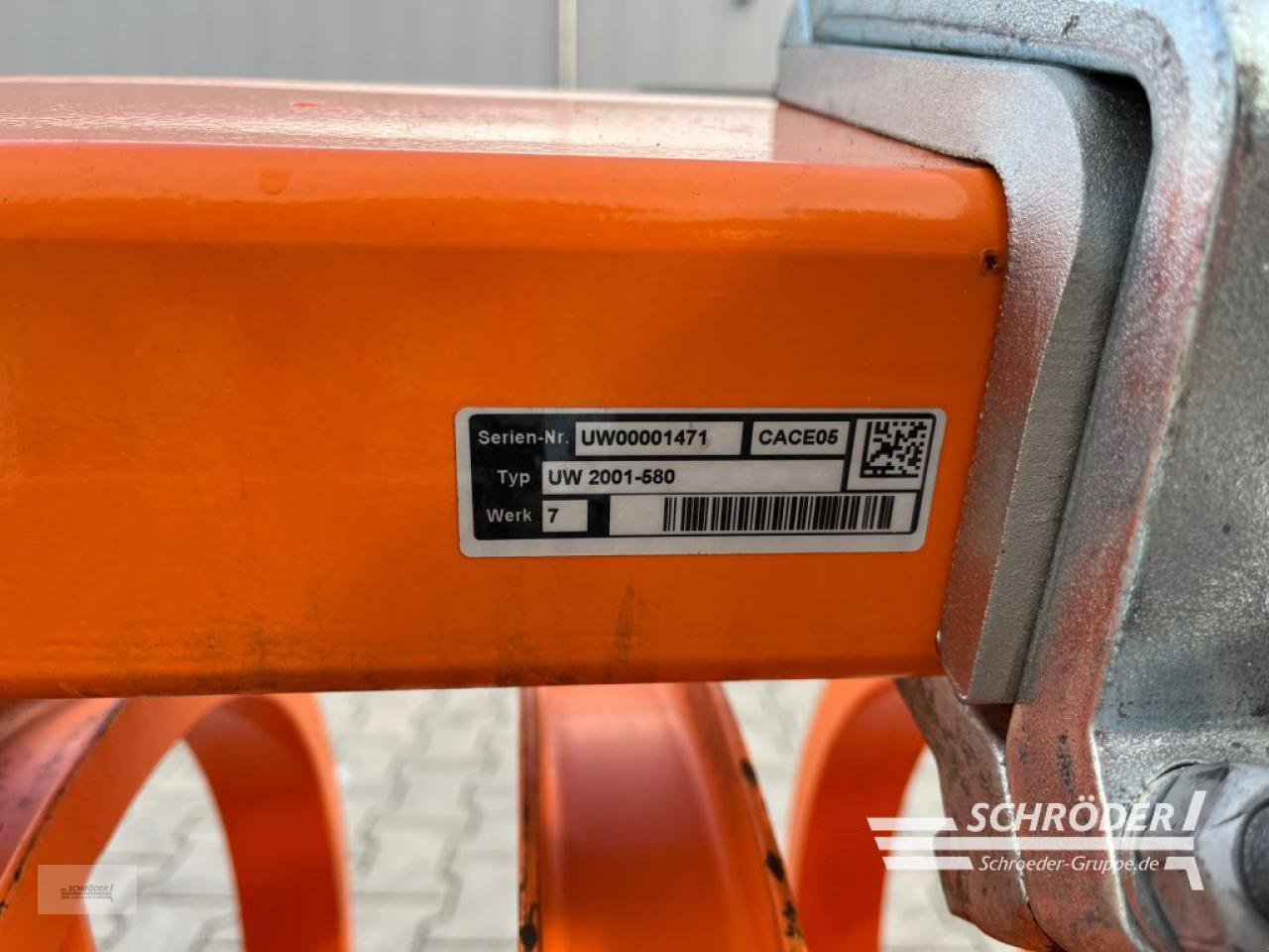 Zubehör Bestell-/Pflegemaschinen typu Amazone 2X U-PROFILWALZE UW 2001-580, Gebrauchtmaschine w Scharrel (Zdjęcie 8)