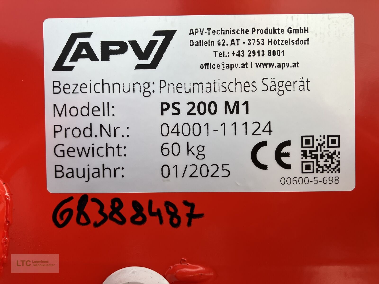 Zubehör Bestell-/Pflegemaschinen des Typs APV PS 200 M1 Pneumatisches Sähgerät, Neumaschine in Redlham (Bild 15)
