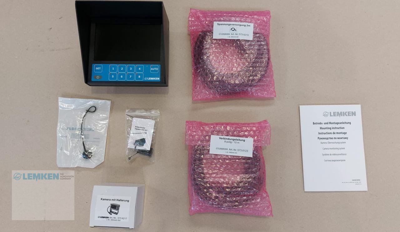 Zubehör Bestell-/Pflegemaschinen от тип Lemken Kameraüberwachung - Set mit 1 Kamera inkl. Monitor und Kabelsatz, Neumaschine в Alpen (Снимка 1)
