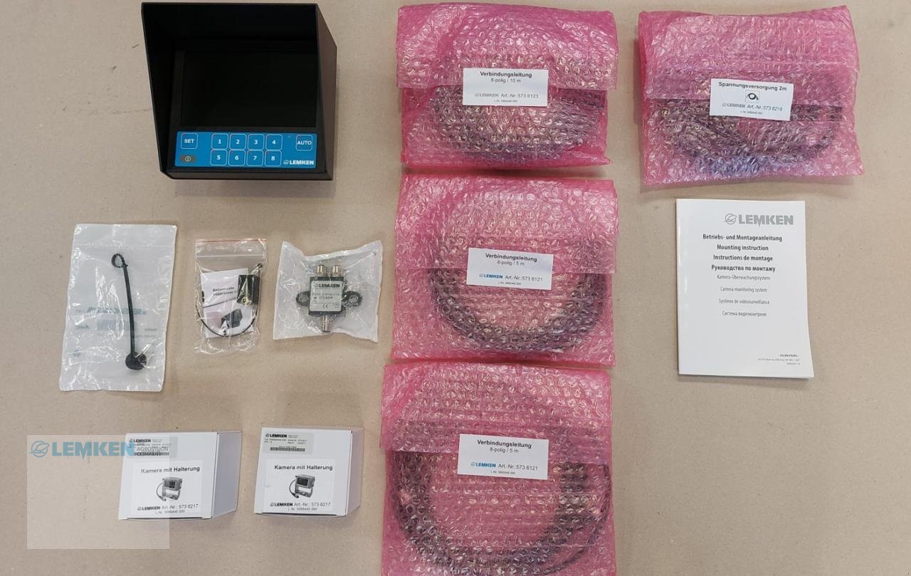 Zubehör Bestell-/Pflegemaschinen typu Lemken Kameraüberwachung - Set mit 2 Kamera inkl. Monitor und Kabelsatz, Neumaschine v Alpen (Obrázek 1)