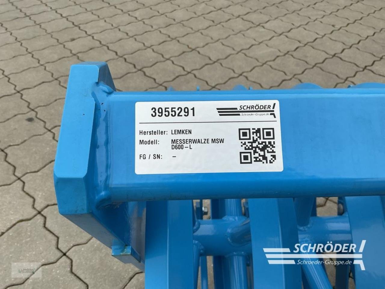 Zubehör Bestell-/Pflegemaschinen a típus Lemken MESSERWALZE MSW 600 3,00 M, Neumaschine ekkor: Ahlerstedt (Kép 10)