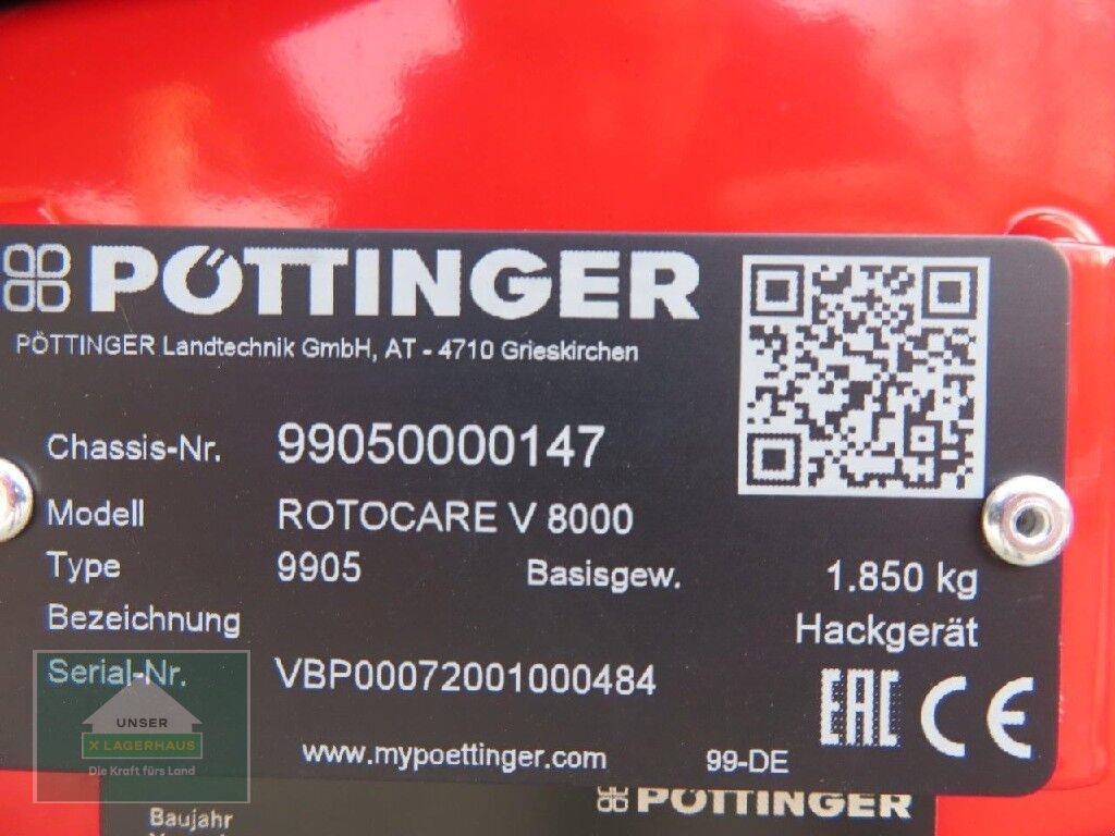 Zubehör Bestell-/Pflegemaschinen tip Pöttinger Rotocare V8000, Neumaschine in Hofkirchen (Poză 11)