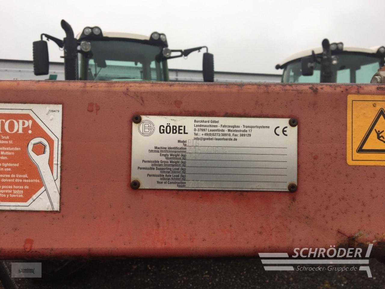 Zubehör Bestell-/Pflegemaschinen типа Sonstige GÖBEL - PACKERTRANSPORTGESTELL PTG, Gebrauchtmaschine в Leizen (Фотография 5)