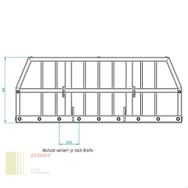 Zubehör Transporttechnik des Typs Fliegl SIGFLM000002 SILIERGABEL PROFI, Neumaschine in Cham (Bild 5)