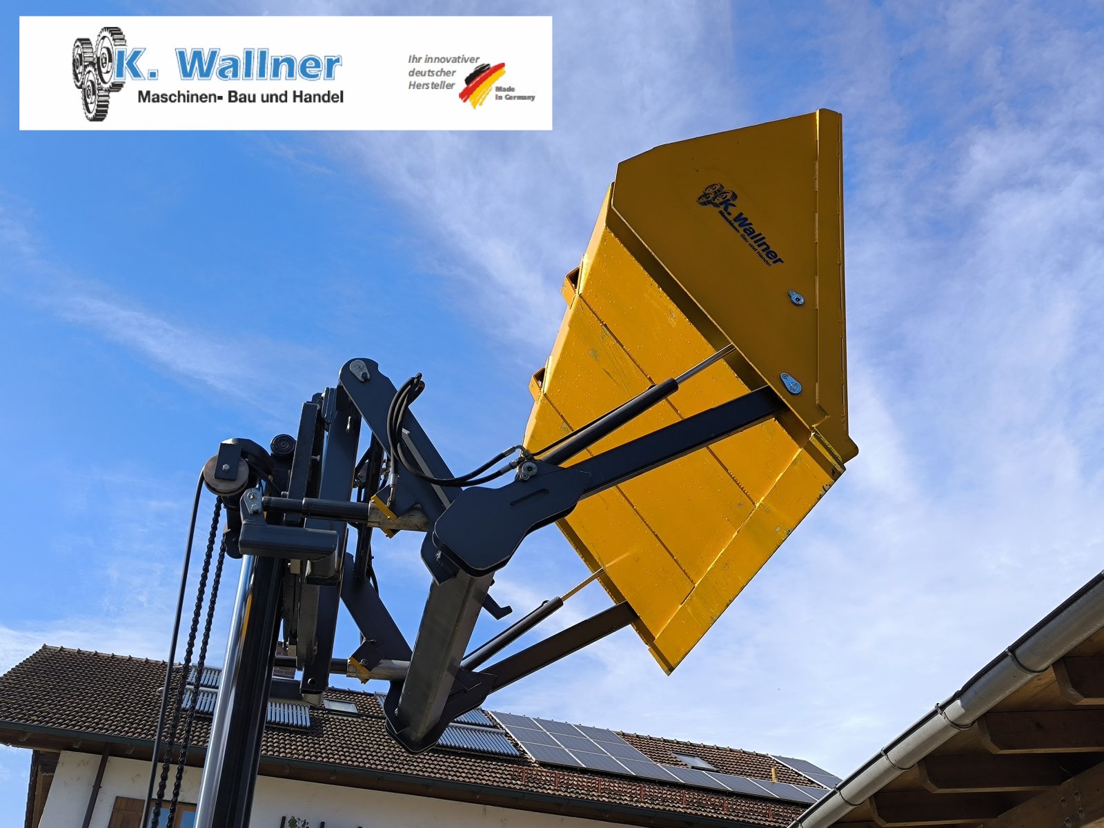 Zubehör Transporttechnik des Typs K. Wallner Klein-/ Mittel-/ Großvolumen-/ Staplerhochkipp-/ Staplerschaufel, Neumaschine in Roßbach/Münchsdorf (Bild 7)