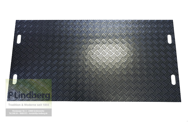 Zubehör Transporttechnik typu P. Lindberg GmbH 10 Stück robuste Fahrplatten je max. 30 T. Druck LDPE Baustelle Parkplatz Event, Neumaschine v Großenwiehe (Obrázek 7)