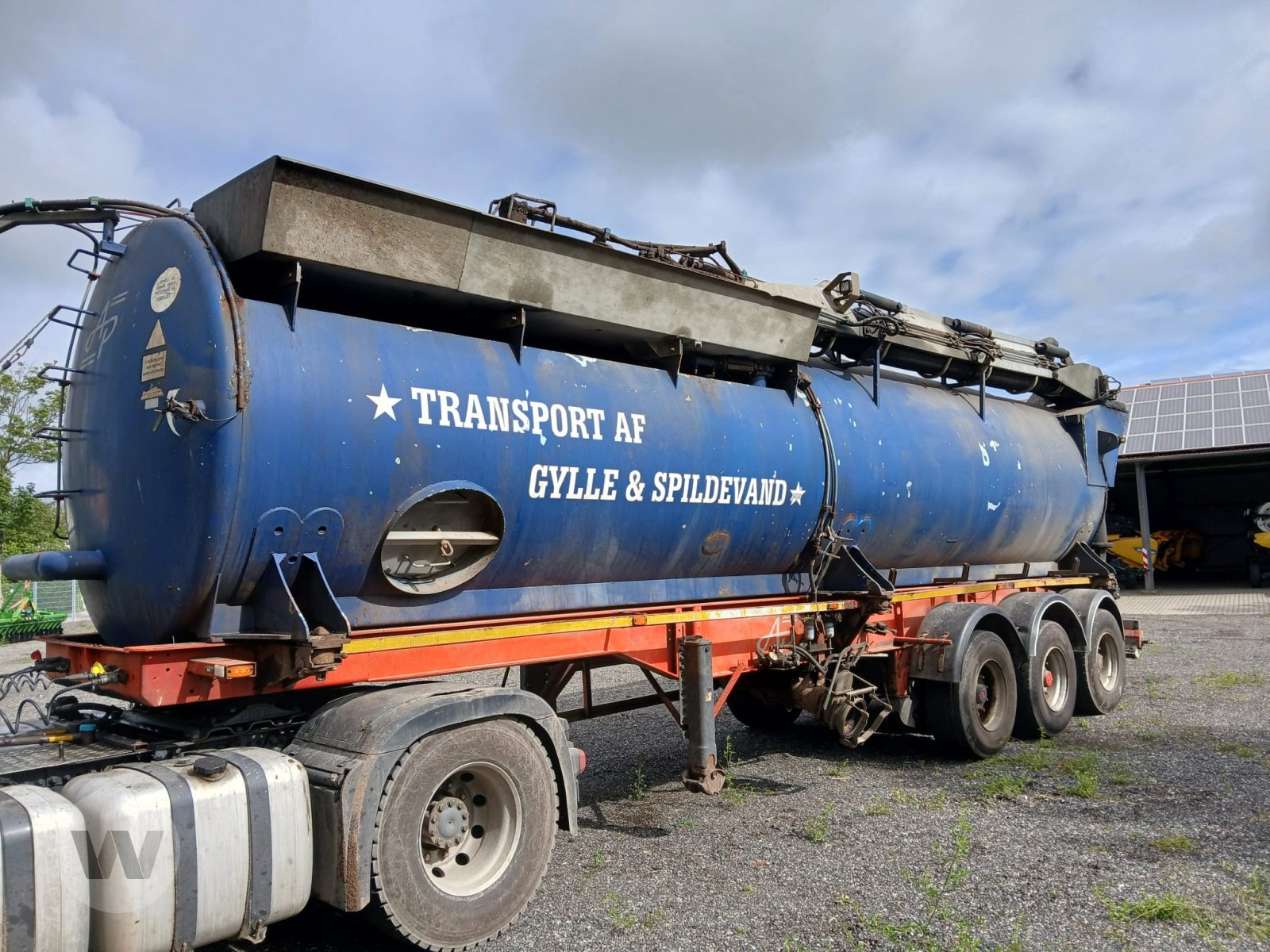 Zubringerfaß типа AP Maschinenbau Auflieger 34 m³, Gebrauchtmaschine в Niebüll (Фотография 2)