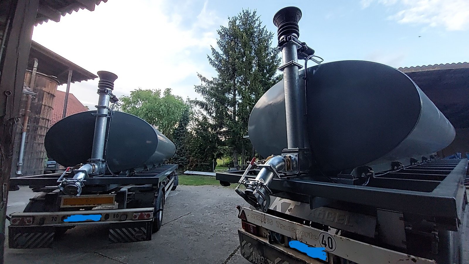 Zubringerfaß Türe ait BDF Güllezubringer, Wasserfaß 16000 l, Neumaschine içinde Tamm (resim 15)