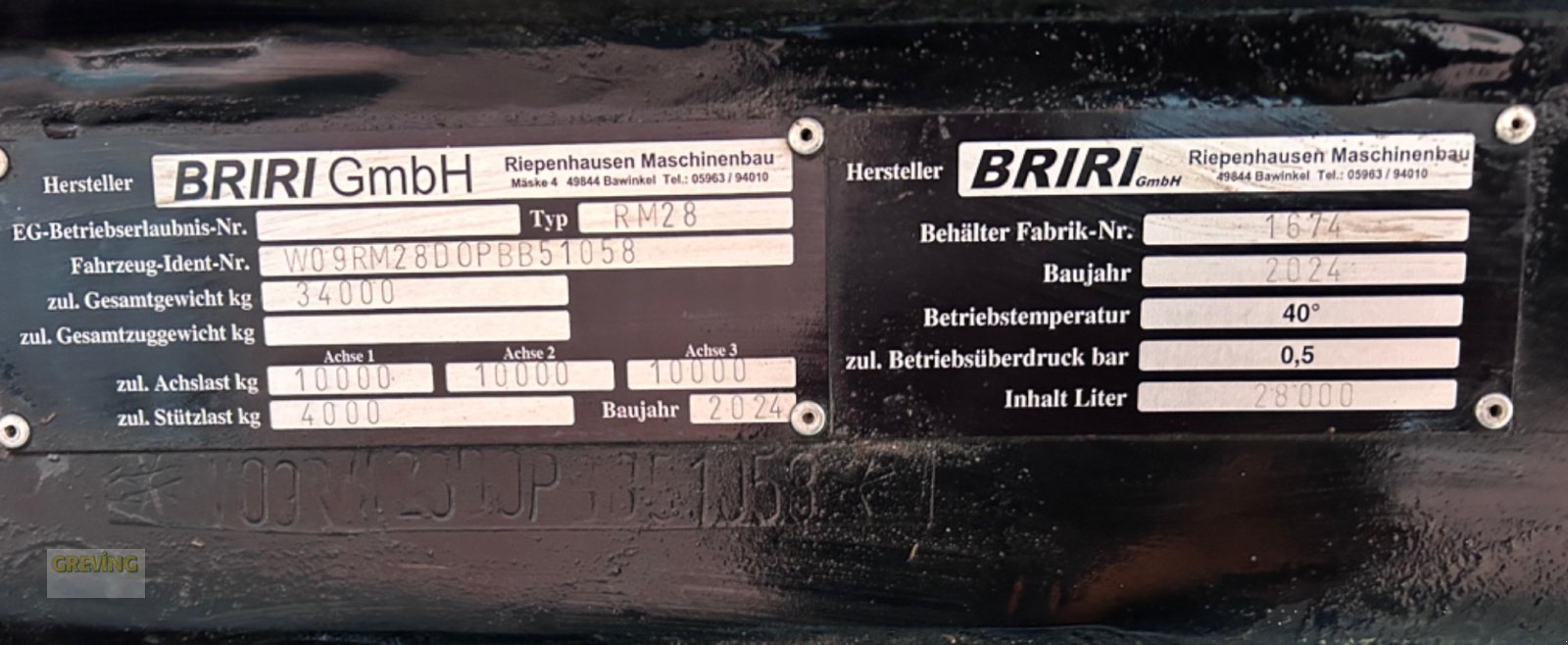 Zubringerfaß des Typs Briri RoadMaster 28 *Kundenauftrag*, Gebrauchtmaschine in Ahaus (Bild 7)