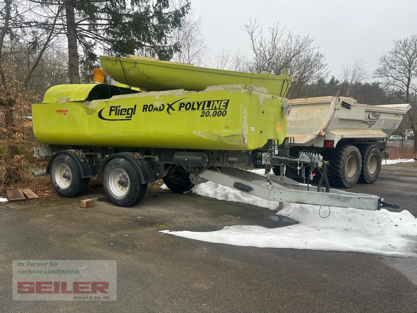 Zubringerfaß a típus Fliegl FW 20.000 Road X Poly Line 20m³ - DEFEKT, Gebrauchtmaschine ekkor: Ansbach (Kép 2)