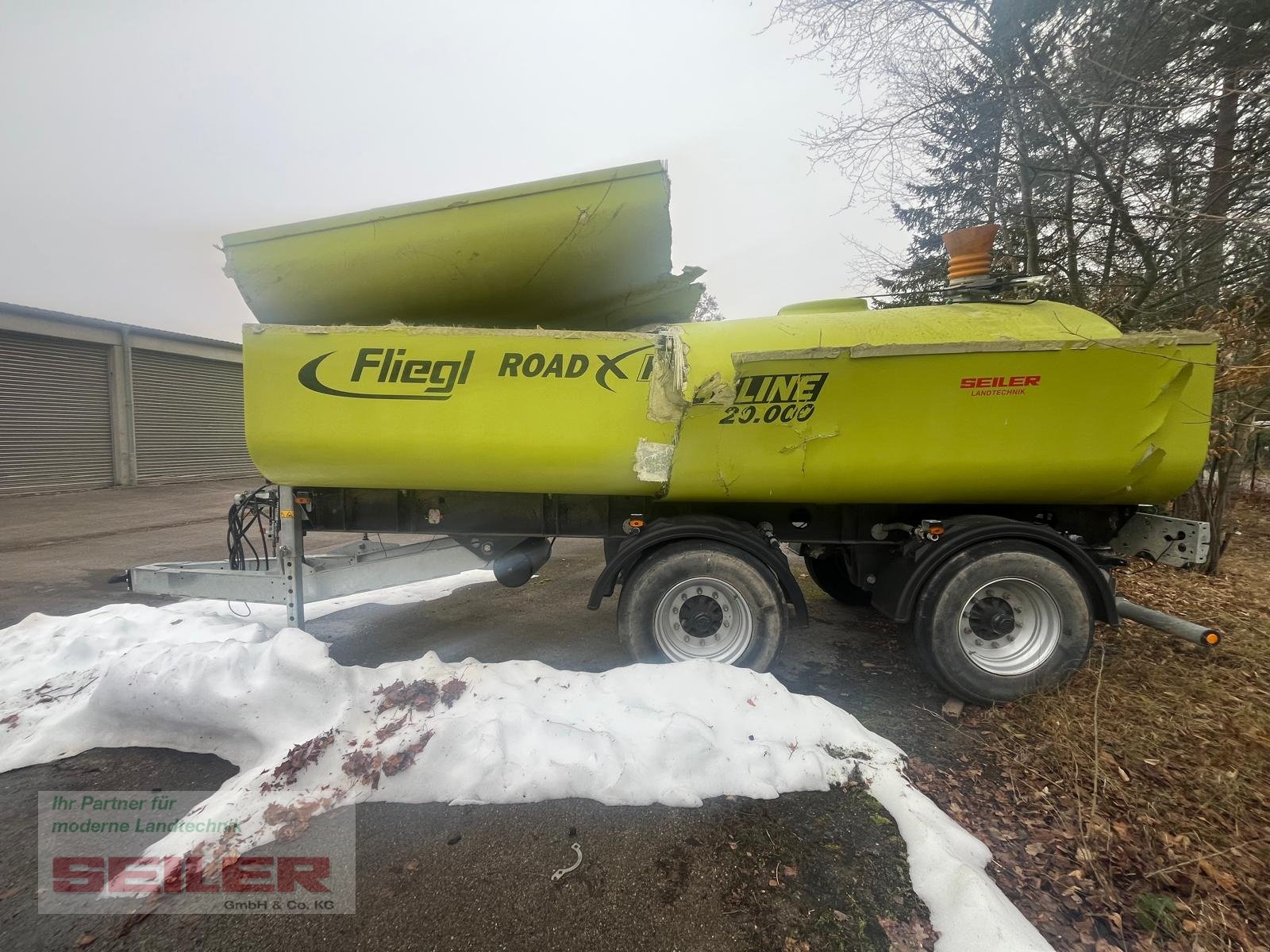 Zubringerfaß a típus Fliegl FW 20.000 Road X Poly Line 20m³ - DEFEKT, Gebrauchtmaschine ekkor: Ansbach (Kép 3)