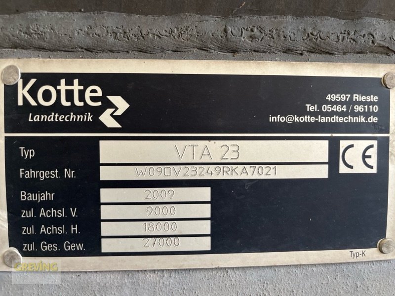 Zubringerfaß des Typs Kotte TAV 23 *Kundenauftrag*, Gebrauchtmaschine in Ort - Kunde (Bild 11)