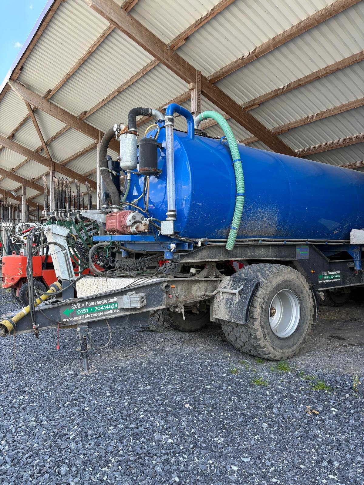 Zubringerfaß of the type SGD Fahrzeugtechnik Wechselfahrgestell, Gebrauchtmaschine in Sundern (Picture 9)