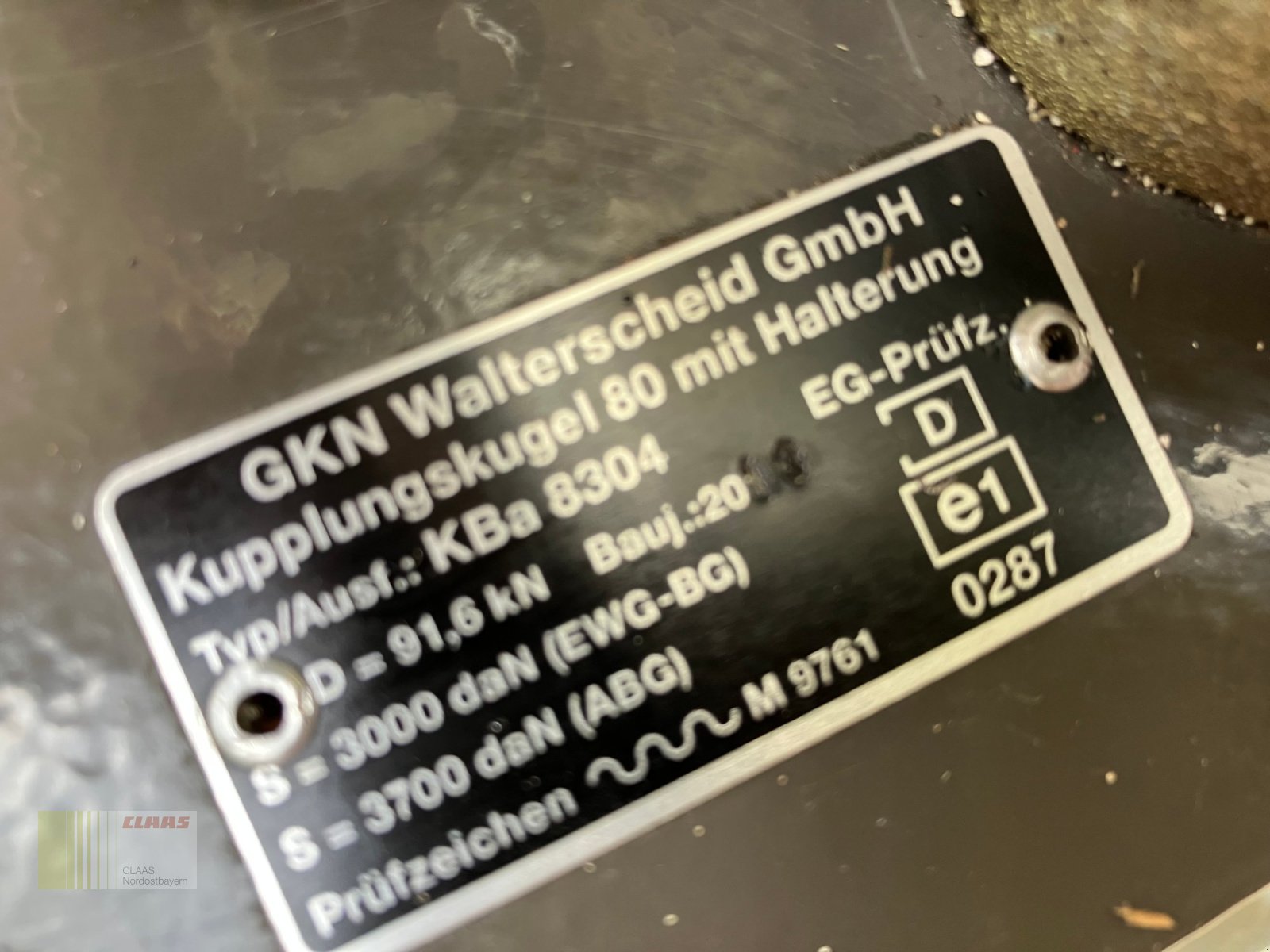 Zugpendel des Typs GKN CLAAS 00 1102 281 3\Walterscheid K80, Gebrauchtmaschine in Schwend (Bild 8)