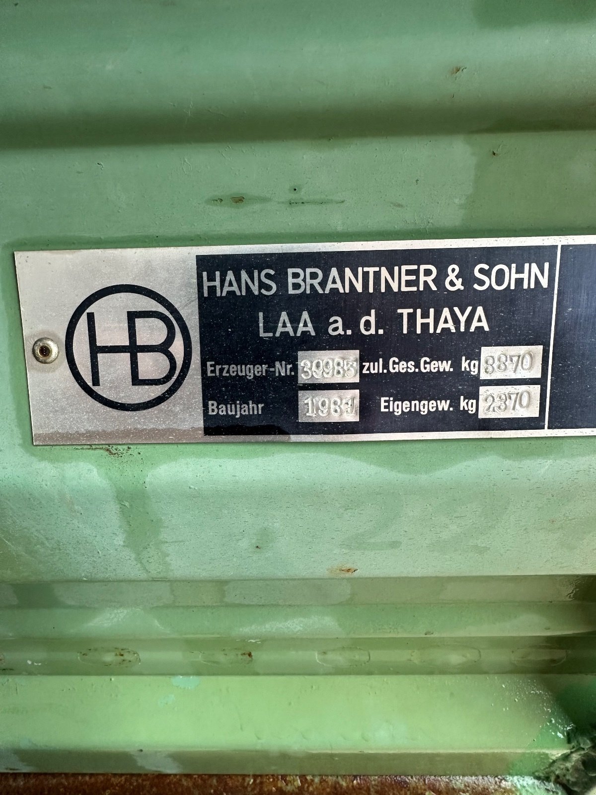 Zweiachskipper del tipo Brantner 8,8t, Gebrauchtmaschine en Pennewang (Imagen 2)