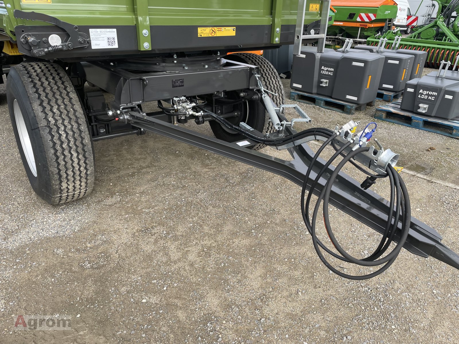 Zweiachskipper des Typs Fliegl DK 180 XL, Neumaschine in Thür (Bild 7)