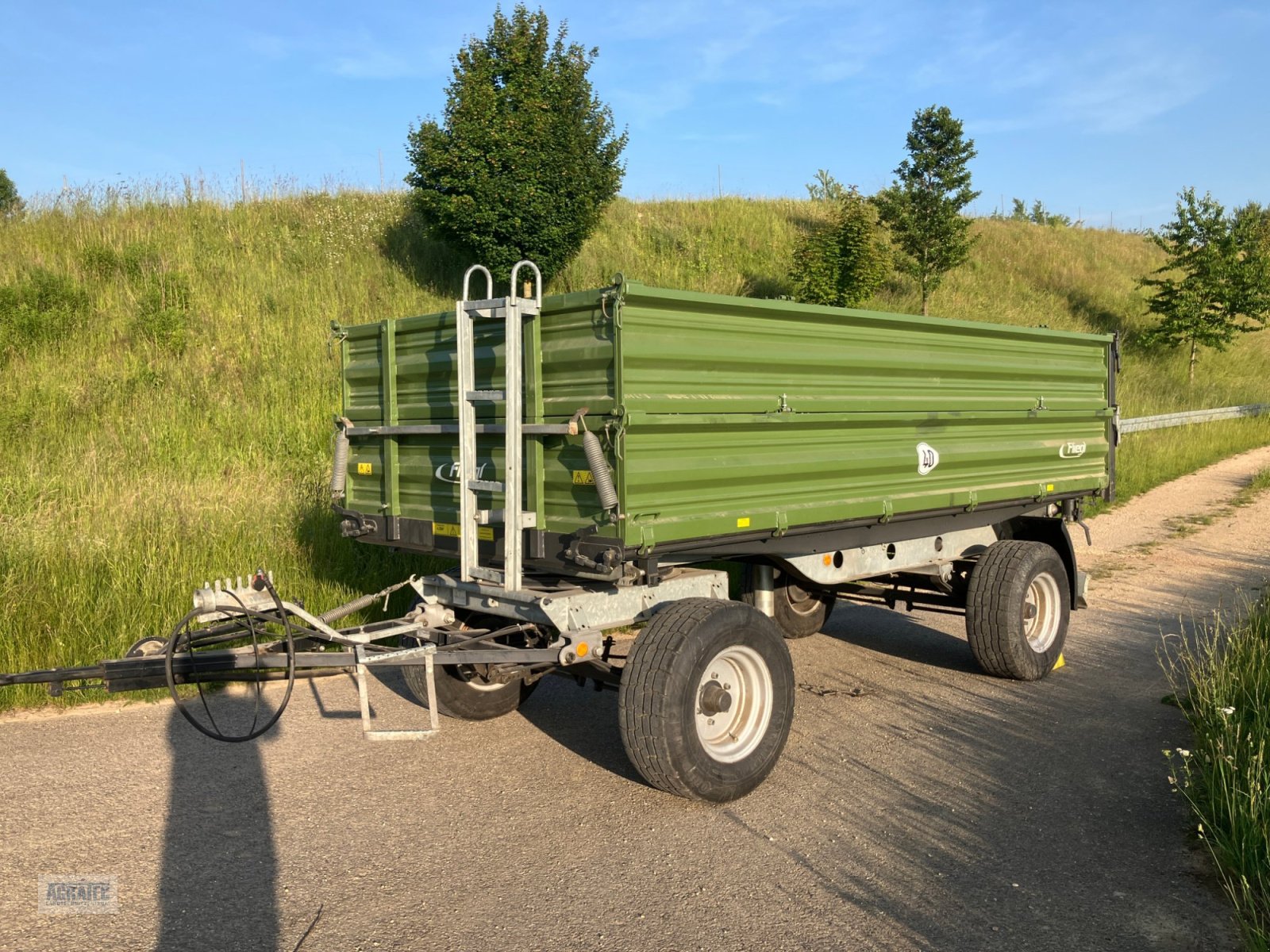 Zweiachskipper des Typs Fliegl DK 80 Fox, Gebrauchtmaschine in Schierling (Bild 5)