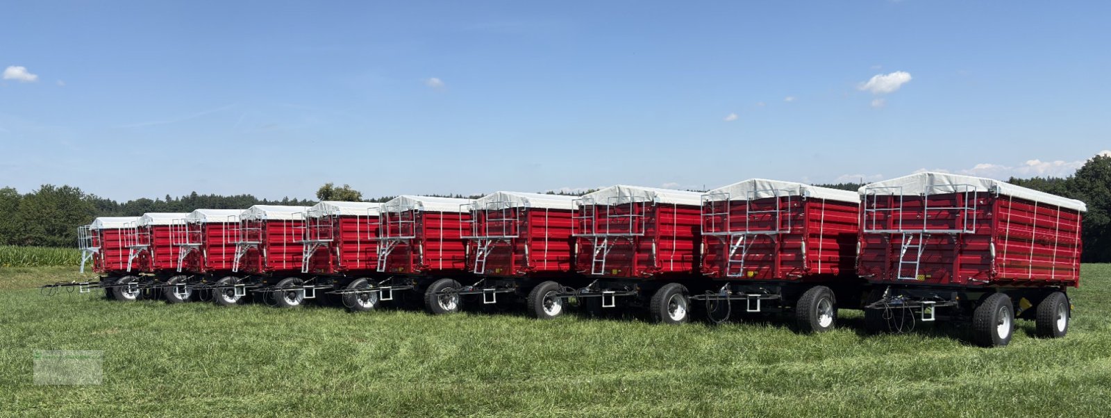 Zweiachskipper des Typs Grabmeier 18 t Zweiachs- Dreseitenkipper, Neumaschine in Reisbach (Bild 1)