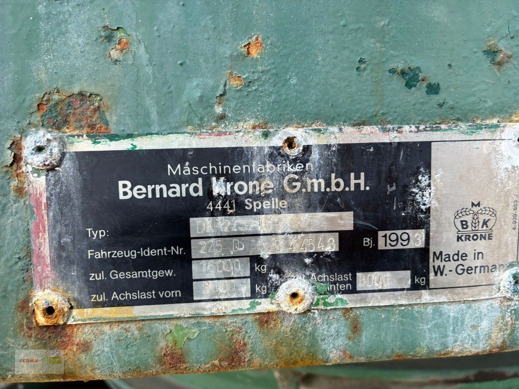 Zweiachskipper del tipo Krone DK 225-18, Gebrauchtmaschine en Groß Germersleben (Imagen 9)