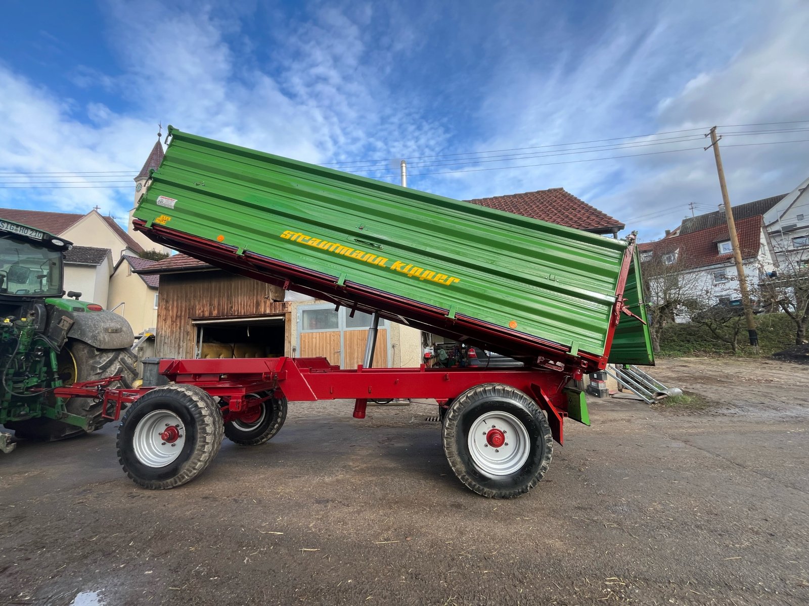 Zweiachskipper des Typs Strautmann Farmer ZDK 80, Gebrauchtmaschine in Sigmaringen (Bild 1)
