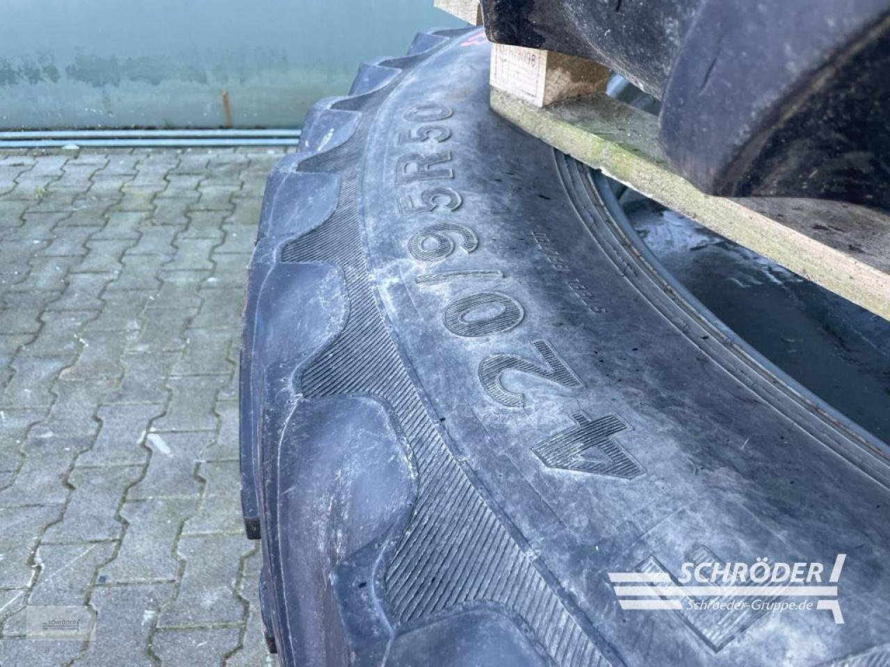 Zwillingsrad του τύπου Deutz-Fahr PFLEGERÄDER 380/80 R38 + 420/95 R50, Gebrauchtmaschine σε Wildeshausen (Φωτογραφία 4)