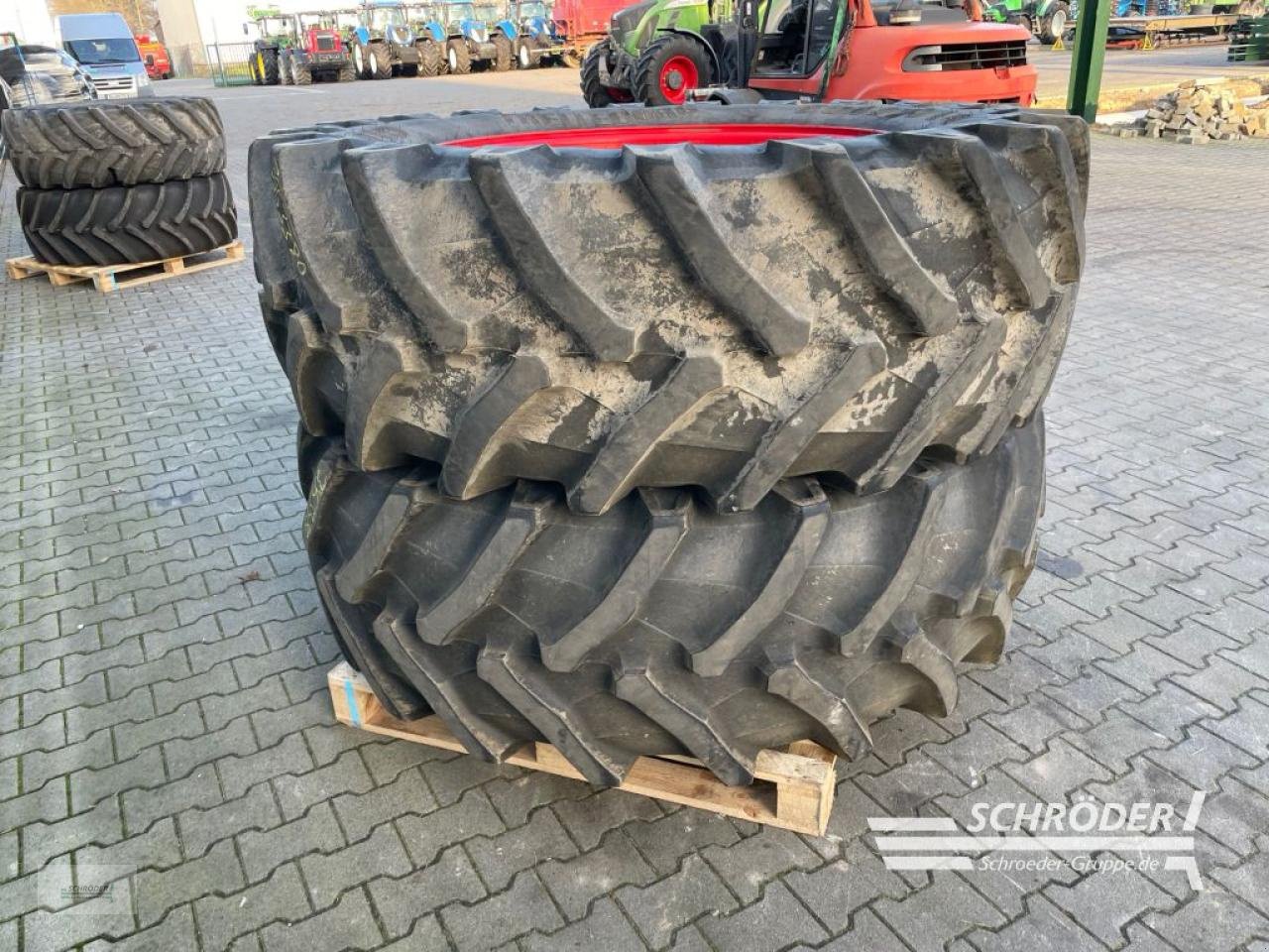 Zwillingsrad του τύπου Fendt 2X 580/70 R42 TRELLEBORG, Gebrauchtmaschine σε Wildeshausen (Φωτογραφία 3)