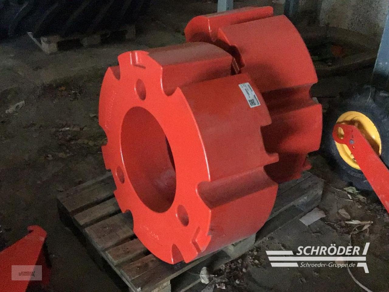 Zwillingsrad za tip Fendt BELASTUNGSGEWICHTE HINTERRÄDER 2X 1000KG, Neumaschine u Penzlin (Slika 1)