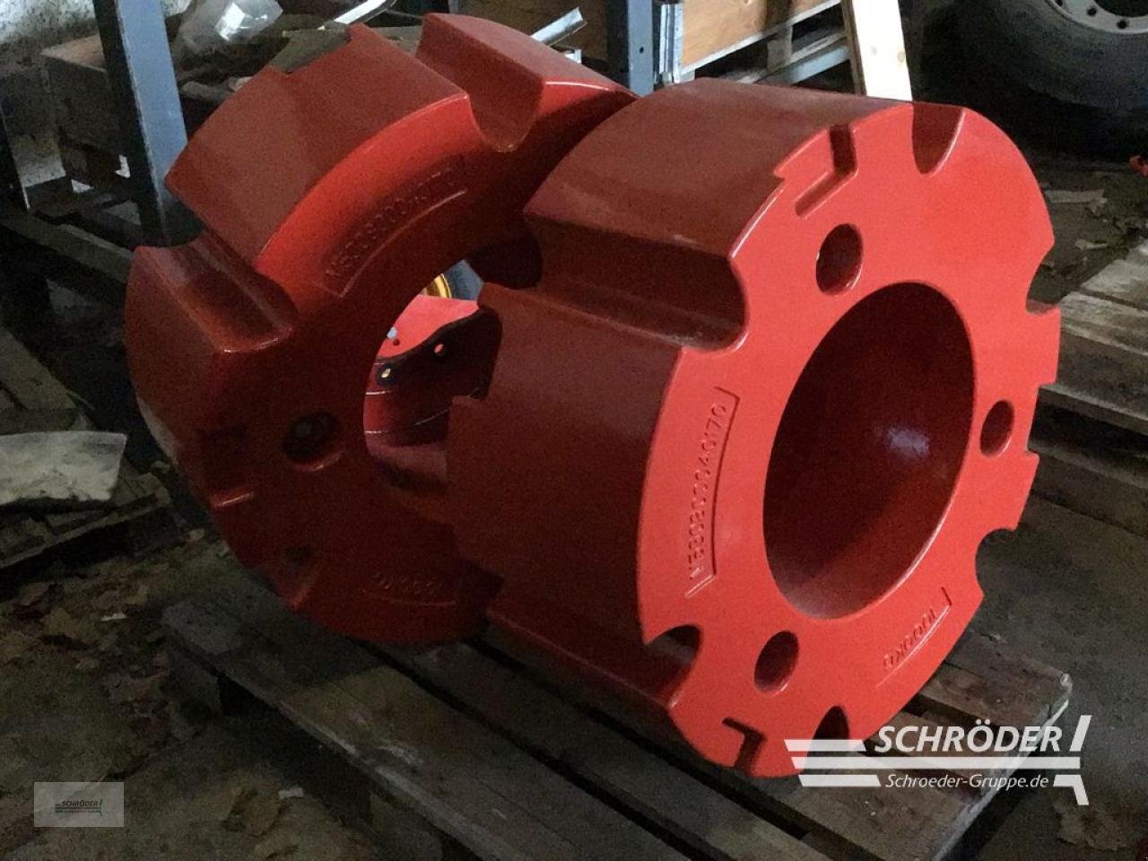 Zwillingsrad za tip Fendt BELASTUNGSGEWICHTE HINTERRÄDER 2X 1000KG, Neumaschine u Penzlin (Slika 2)