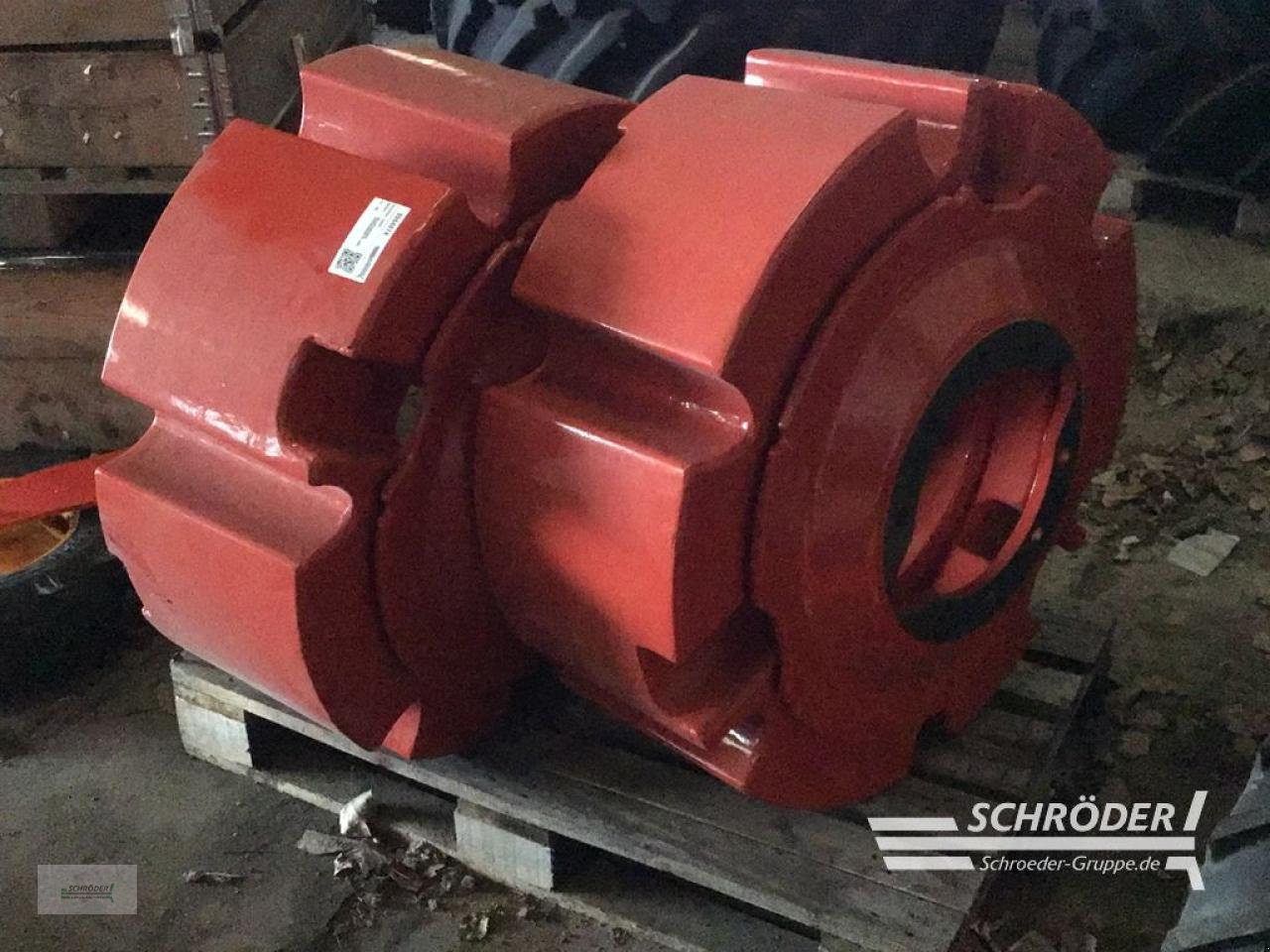 Zwillingsrad za tip Fendt BELASTUNGSGEWICHTE HINTERRÄDER 2X 1000KG, Neumaschine u Penzlin (Slika 3)