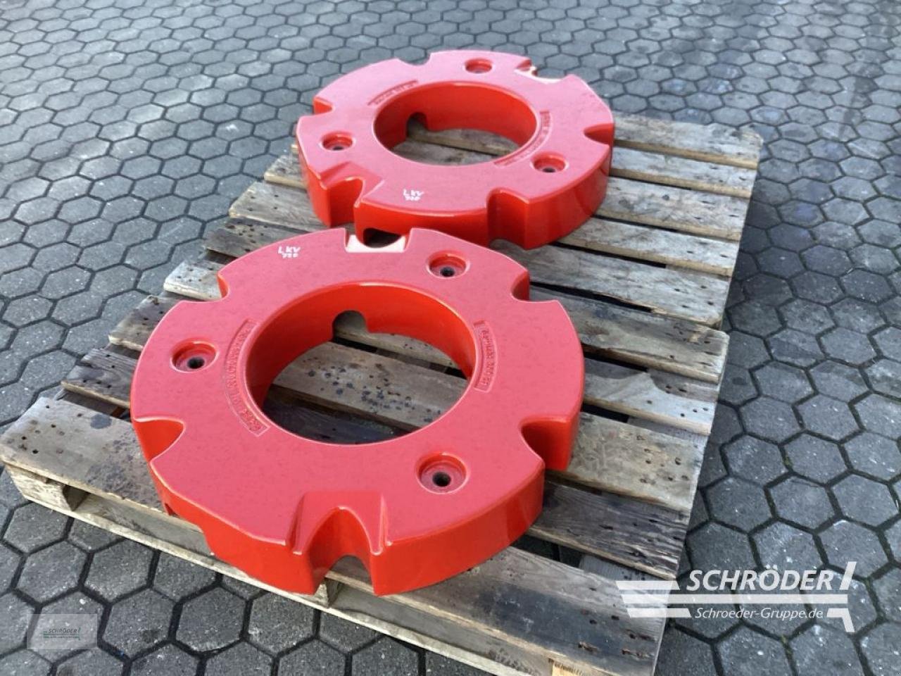 Zwillingsrad от тип Fendt BELASTUNGSGEWICHTE HINTERRÄDER 2X 300 KG, Neumaschine в Norden (Снимка 2)