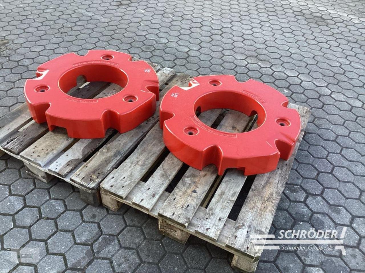 Zwillingsrad от тип Fendt BELASTUNGSGEWICHTE HINTERRÄDER 2X 300 KG, Neumaschine в Norden (Снимка 3)