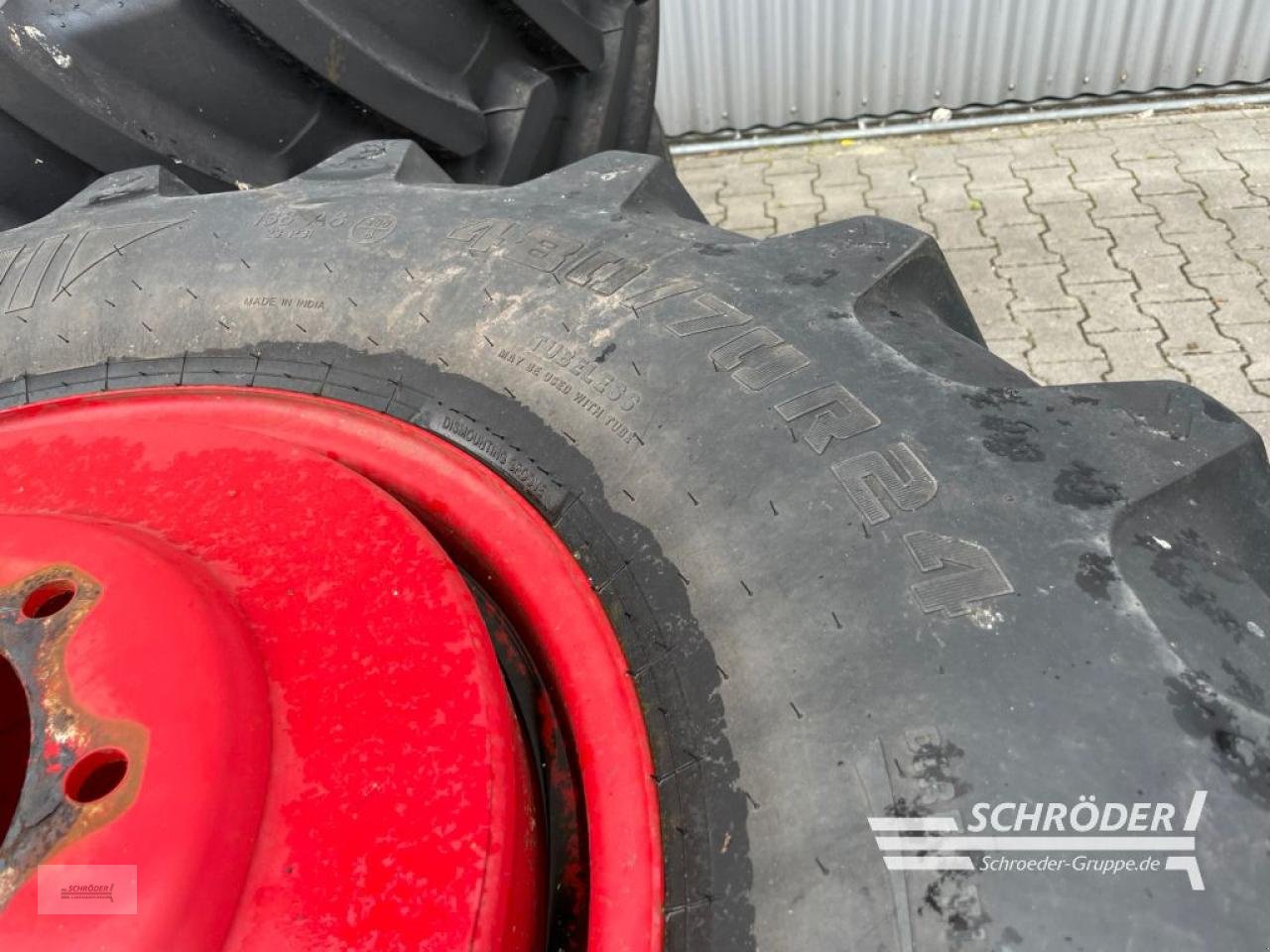 Zwillingsrad typu Fendt KOMPLETTRÄDER 480/70R24 + 520/70R38 CEAT, Gebrauchtmaschine v Wildeshausen (Obrázek 7)