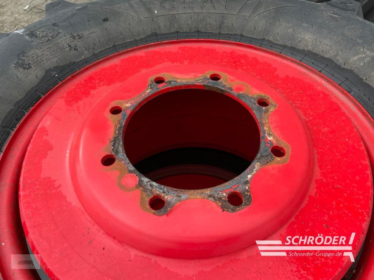 Zwillingsrad typu Fendt KOMPLETTRÄDER 480/70R24 + 520/70R38 CEAT, Gebrauchtmaschine v Wildeshausen (Obrázek 8)