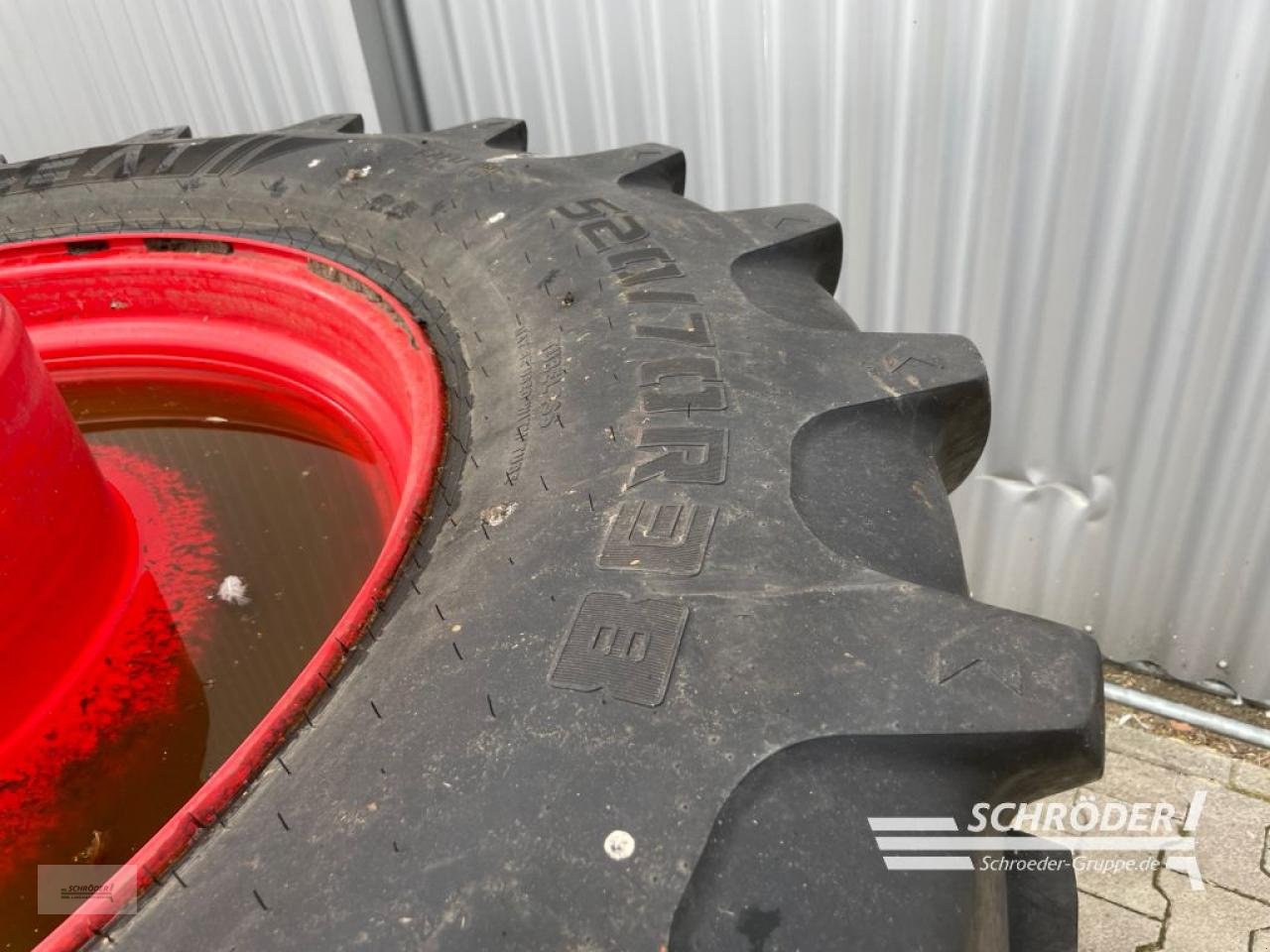 Zwillingsrad typu Fendt KOMPLETTRÄDER 480/70R24 + 520/70R38 CEAT, Gebrauchtmaschine v Wildeshausen (Obrázek 9)