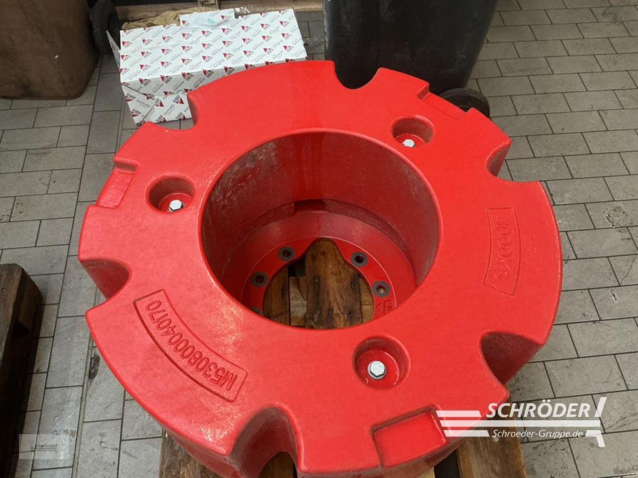 Zwillingsrad of the type Fendt RADGEWICHTE 2X 1000KG + ADAPTERPLATTEN, Gebrauchtmaschine in Lastrup (Picture 1)